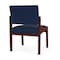 Lesro Lenox Armless Guest Chair, 22.5 in W 26 in L 31.5 in H LW1102 - alternate 3